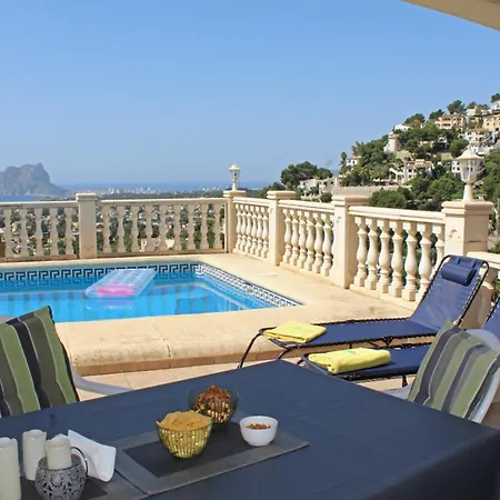 Encantadora En Moraira Con Piscina Privada Y Aire Acondicionado, Cerca De La Playa - Hisp-216-216 Villa Teulada