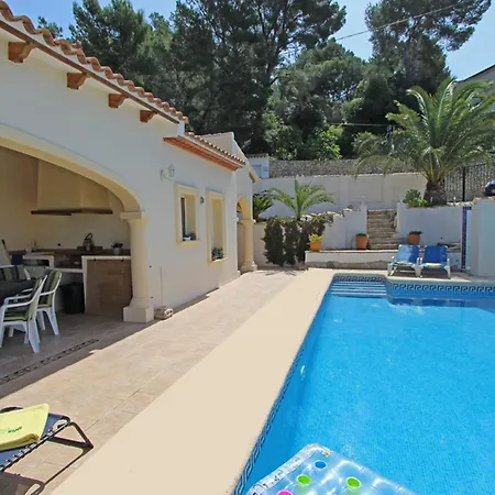 Encantadora En Moraira Con Piscina Privada Y Aire Acondicionado, Cerca De La Playa - Hisp-216-216 Villa *