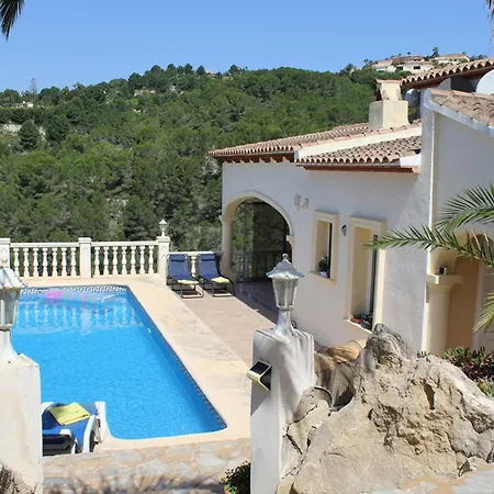 Villa Encantadora En Moraira Con Piscina Privada Y Aire Acondicionado, Cerca De La Playa - Hisp-216-216