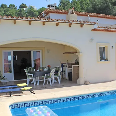 Encantadora En Moraira Con Piscina Privada Y Aire Acondicionado, Cerca De La Playa - Hisp-216-216 Villa