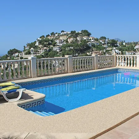 Encantadora En Moraira Con Piscina Privada Y Aire Acondicionado, Cerca De La Playa - Hisp-216-216 Teulada